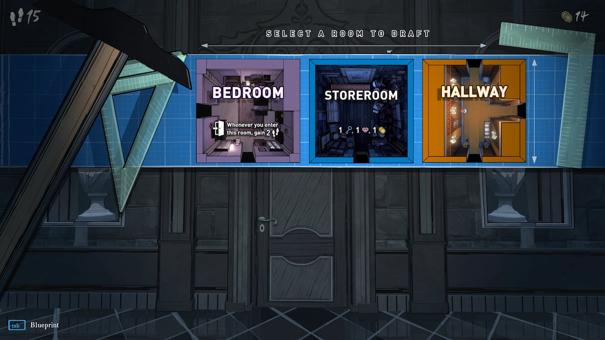 Picking a room in Blue Prince