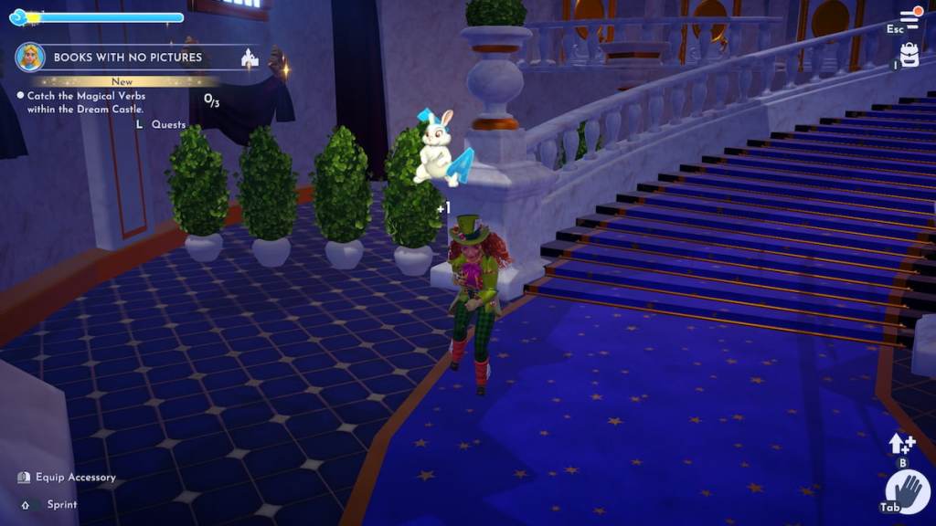 Catching a magical verb rabbit in DDV