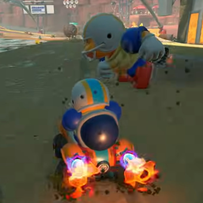 Chargin' Chuck in Mario Kart World