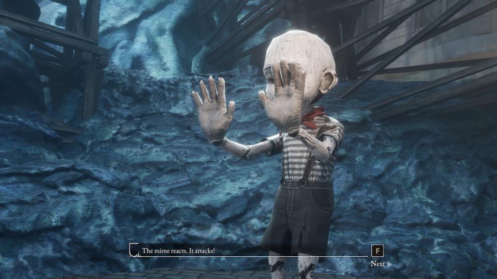 Clair Obscur Expedition 33 mime's reaction