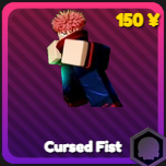 Cursed Fist unit from Anime Rangers X Roblox experience