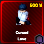 Cursed Love unit from Anime Rangers X Roblox experience