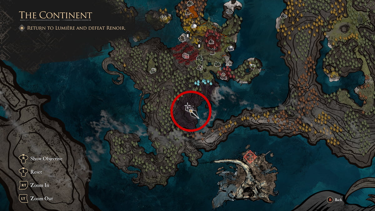 Dark Shores map location