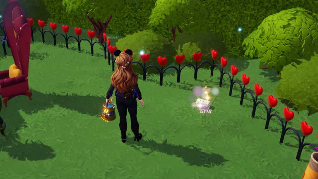 Disney Dreamlight Valley Queen of Hearts playing cards