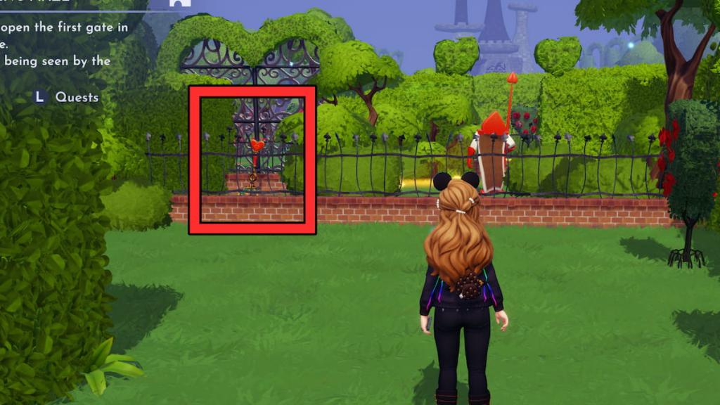 Disney Dreamlight Valley first lever in the Queen's Maze