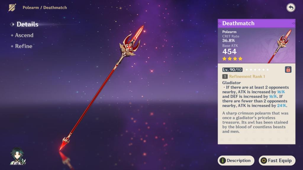 Deathmatch is a battle pass weapon