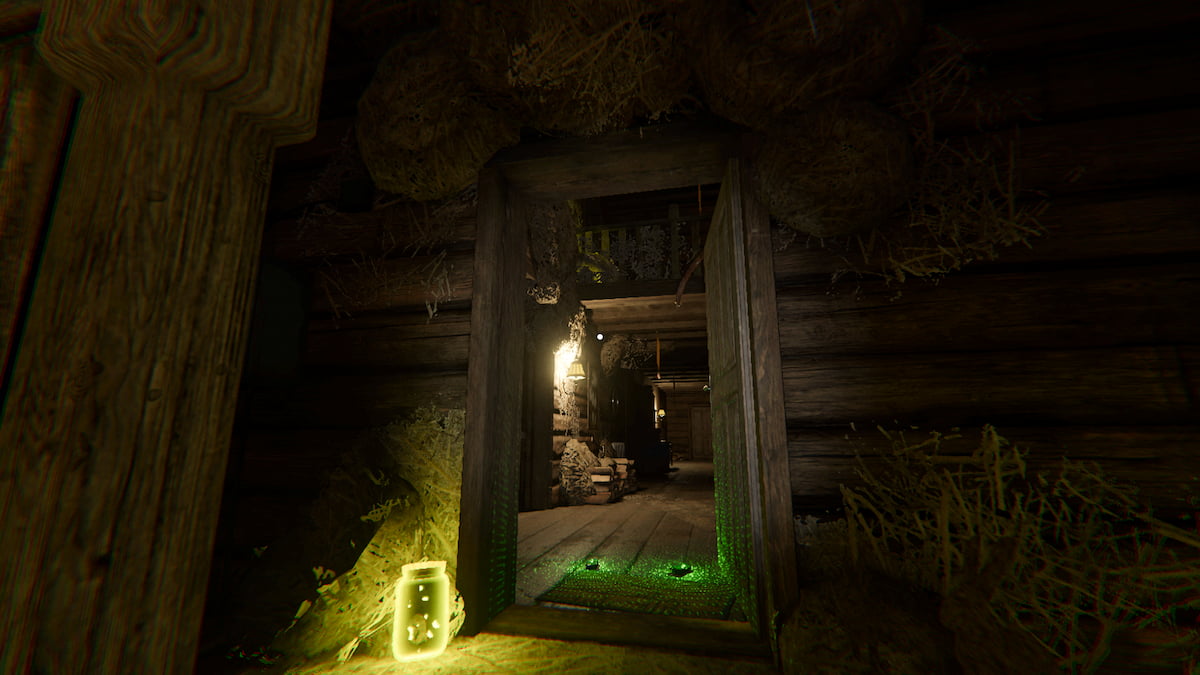 The entrance to the Grafton Farmhouse map in Phasmophobia