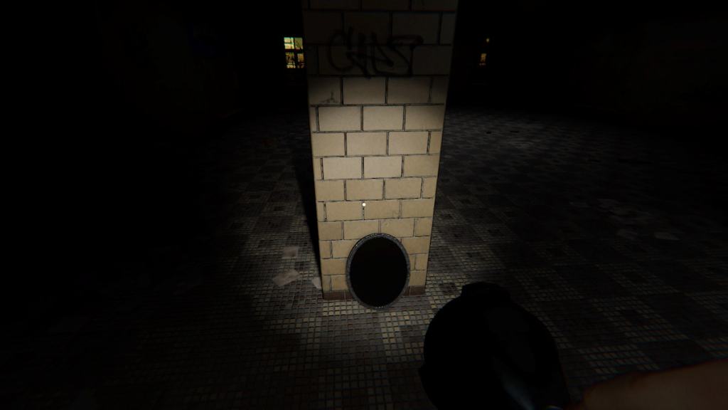 Haunted mirror at brownstone high school in phasmophobia