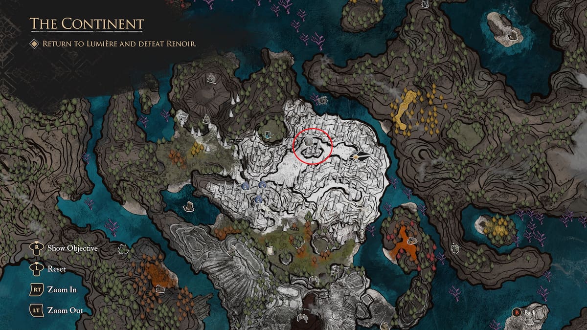 Carousel map marker in Expedition 33