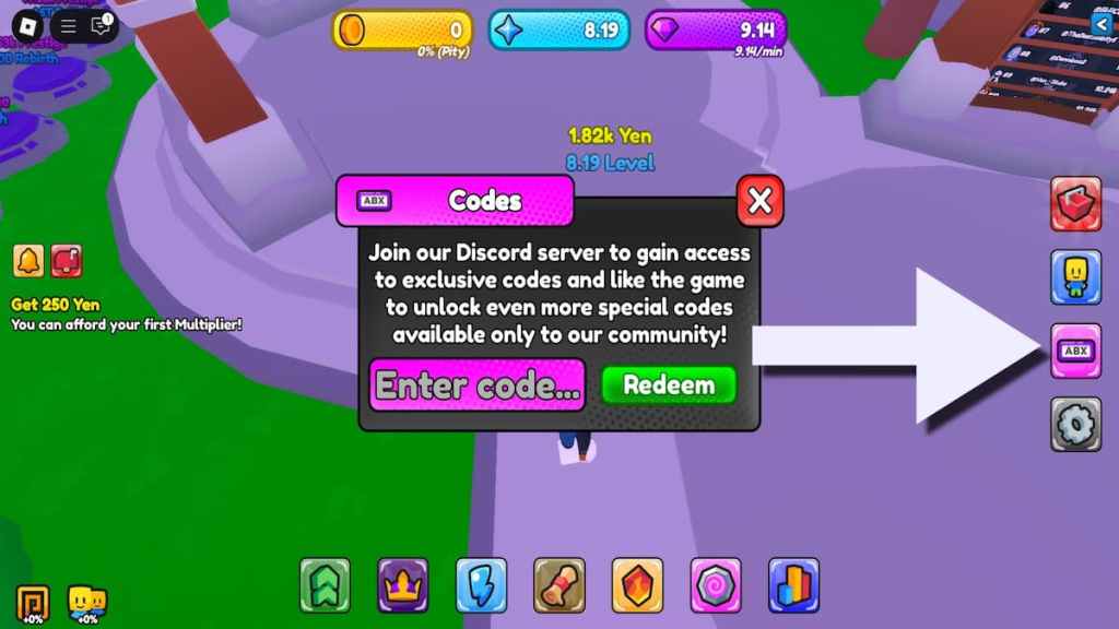 How to redeem Button Simulator Mania 2 codes.