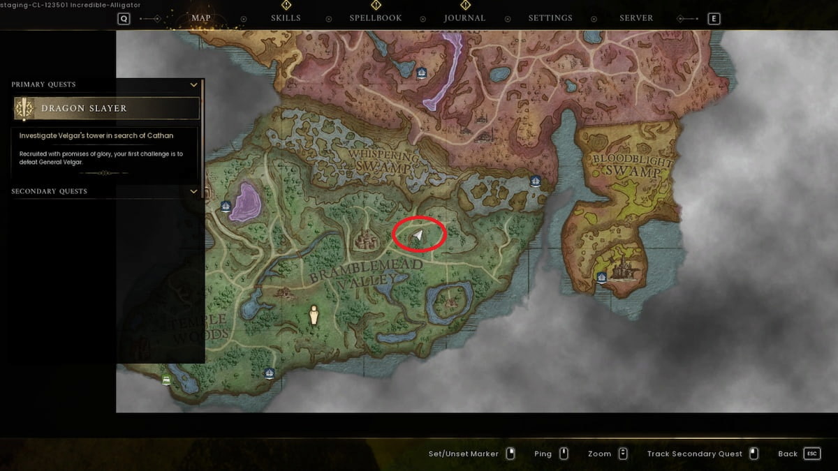 Goblin Diplomacy map quest start location