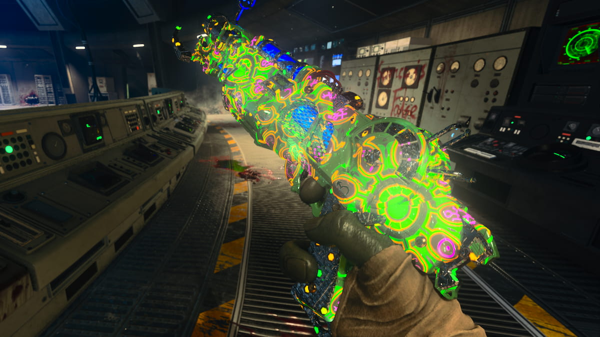 Holding the Ray Gun Mark 2 Wraith Fire