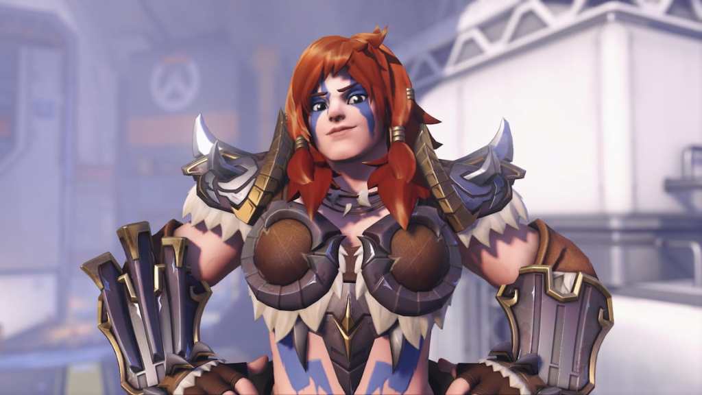 Zarya Barbarian skin in OW2