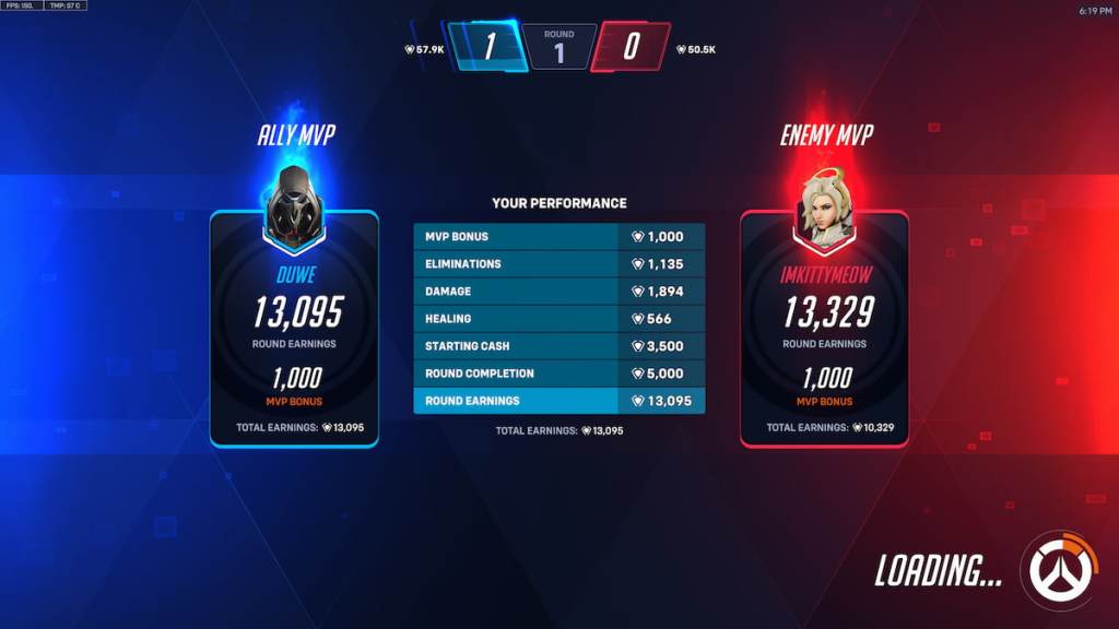 Overwatch 2 MVP screen in Stadium mode