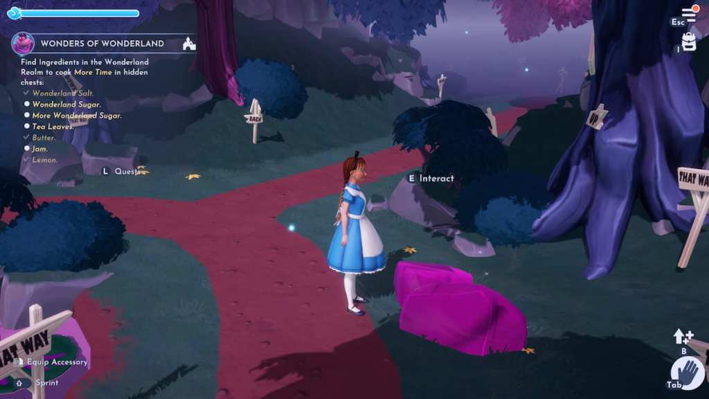 Jam as purple rocks in ddv