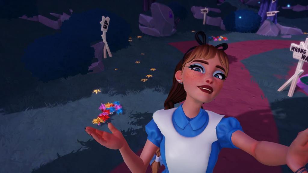 Mome Raths pointing up in DDV