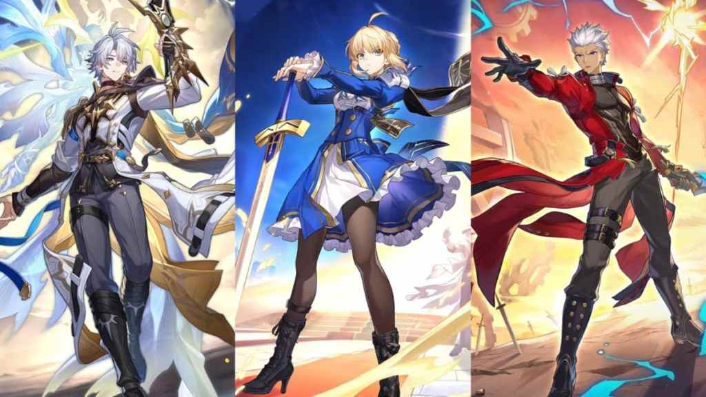 phainon, saber, and archer are upcoming hsr characters