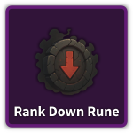 Rank Down Rune from Arise Crossover