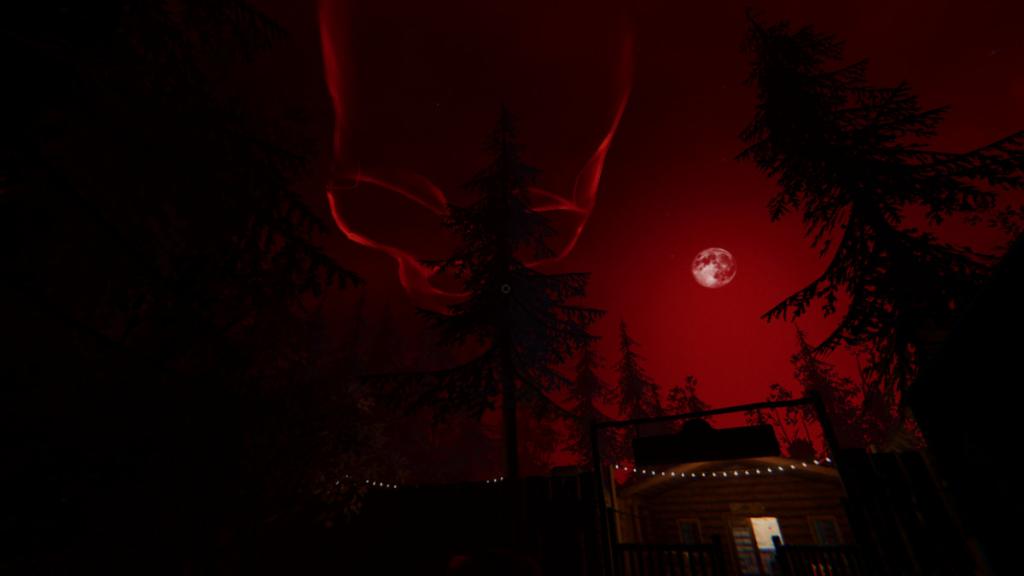 skull in sky during blood moon phasmophobia