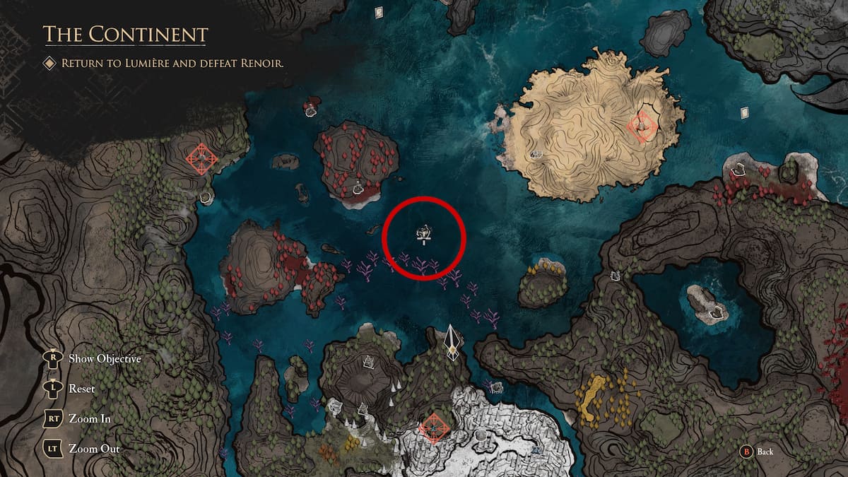 Renoir's Drafts map location