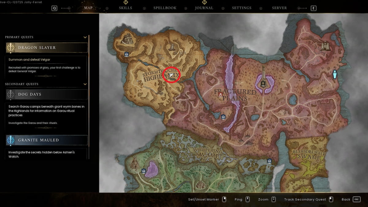 Dog Day quest start map location