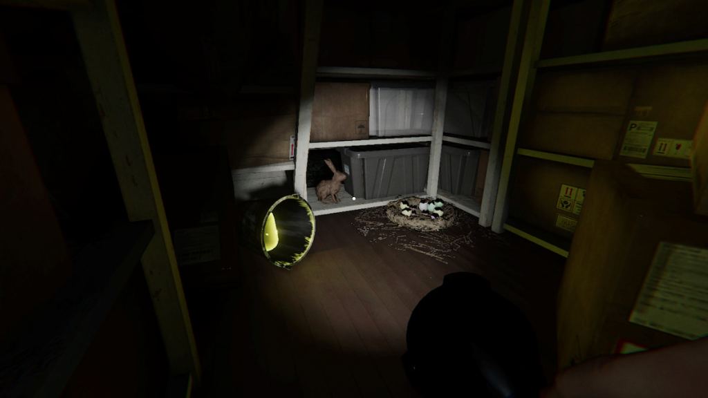 Forest Minion nest on ground in Phasmophobia