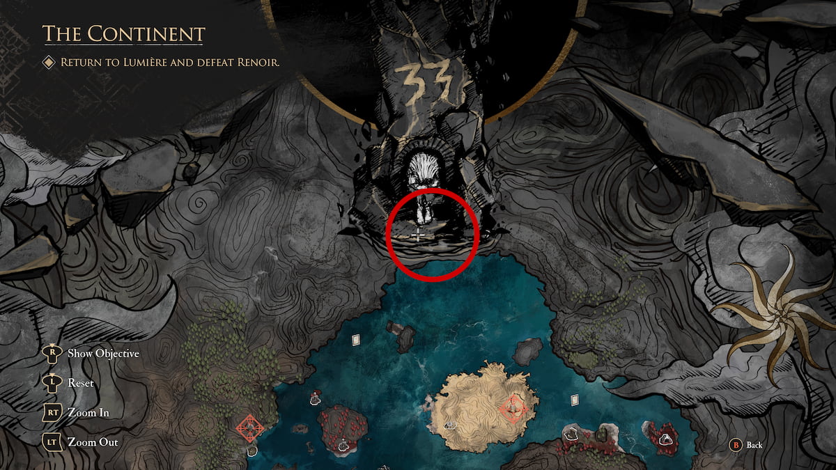 The Monolith map location