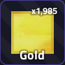 Gold material from Verse Piece Roblox experience
