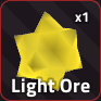 Light Ore material from Verse Piece Roblox experience