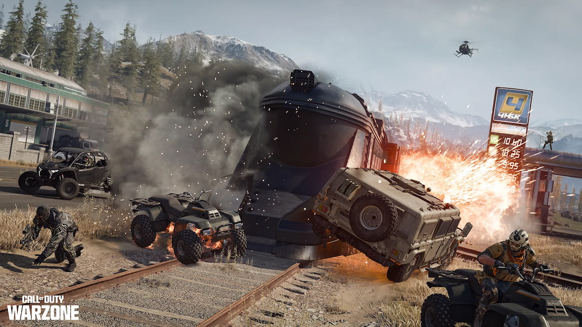 Train challenge in Warzone Season 3 Reloaded