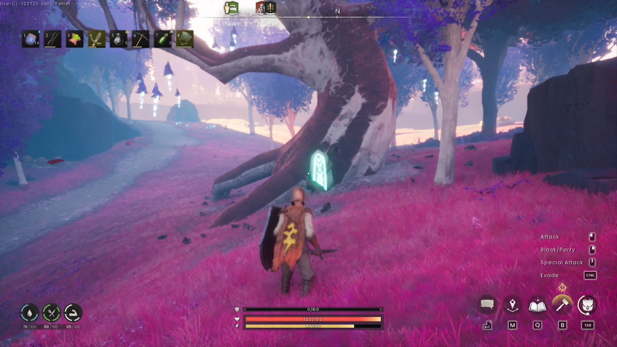 Blue Tree near the cliffs