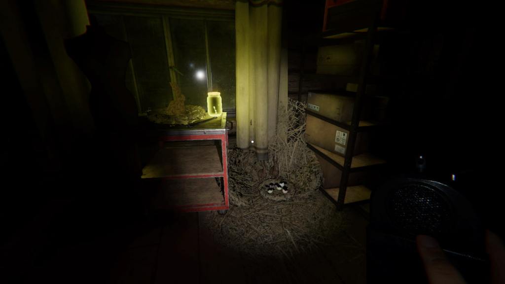 Workshop forest minion nest at Grafton Farmhouse in Phasmophobia