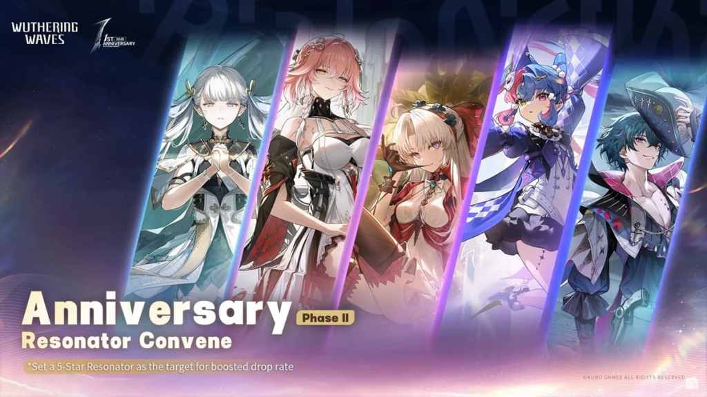wuwa anniversary second half character banner
