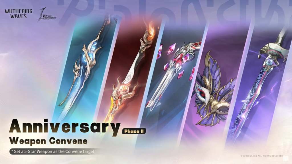 wuwa anniversary second half weapon banner