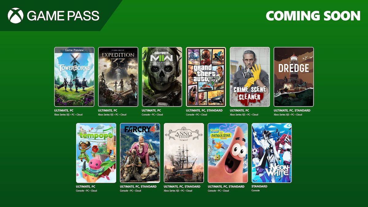 Xbox Game Pass May games