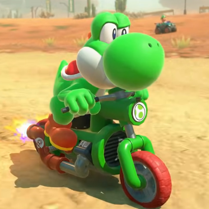 Yoshi in Mario Kart World