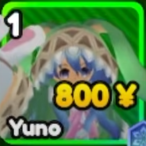 Yuno unit from the Anime Rangers X Roblox experience.