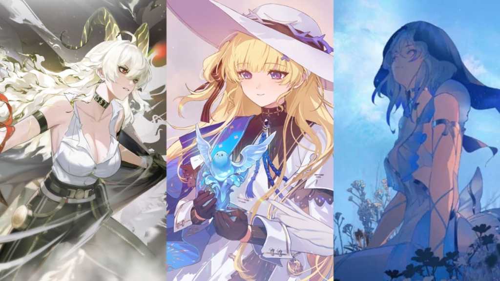 zani, phoebe, and shorekeeper in wuthering waves