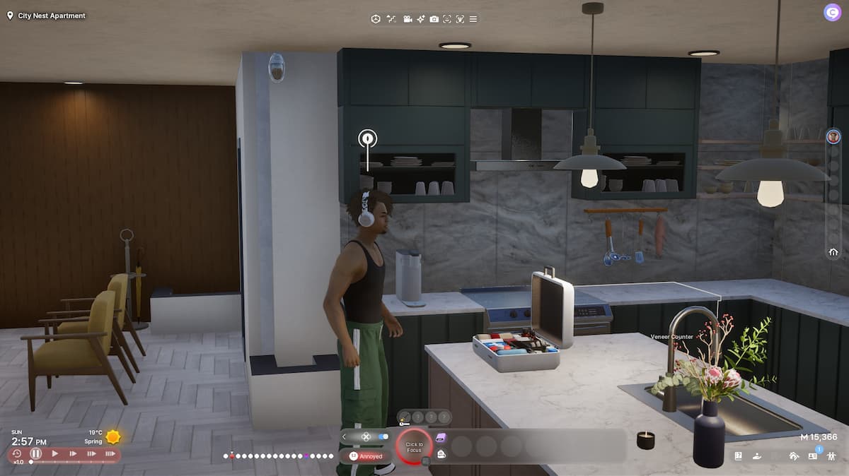 a screenshot of a zoi looking at the first aid kit in inzoi