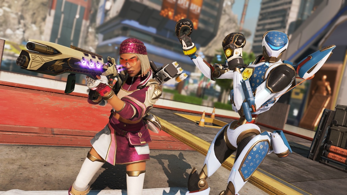 an image of Bangalore and Pathfinder in Apex Legends Season 25