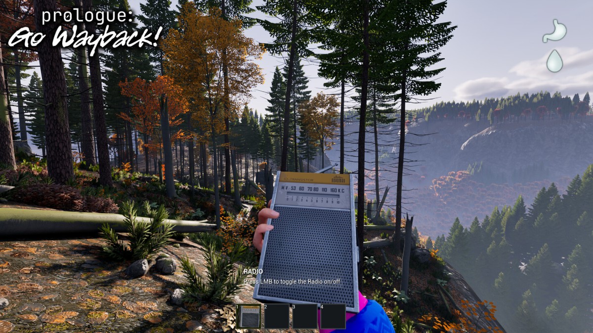 an image of a player holding a radio in Prologue: Go Wayback