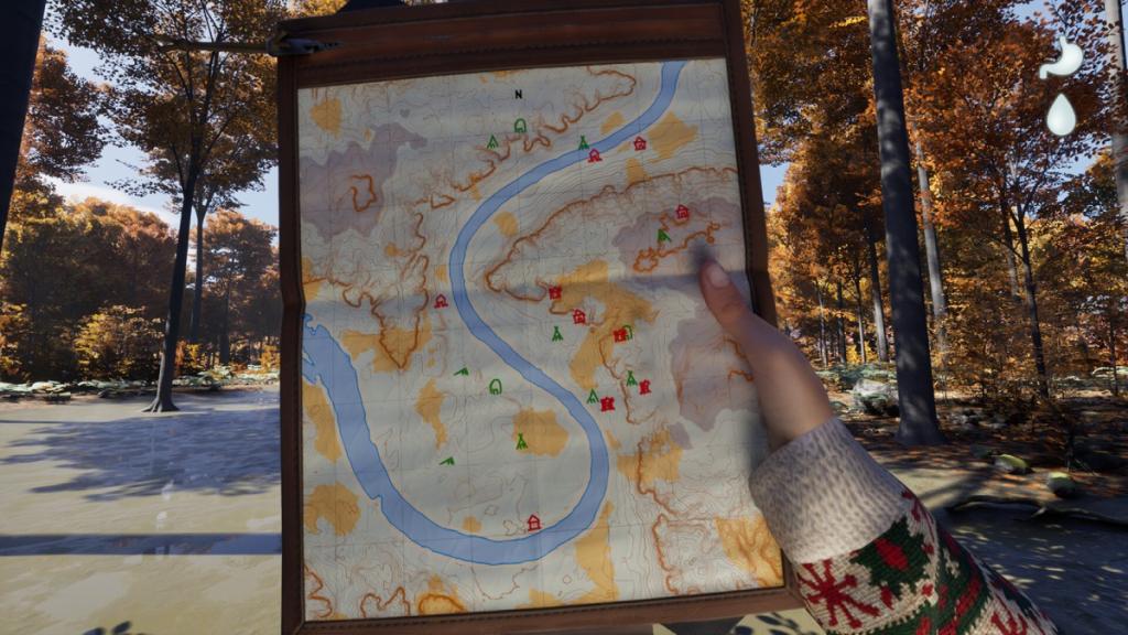an image of a player holding a map in Prologue: Go Wayback