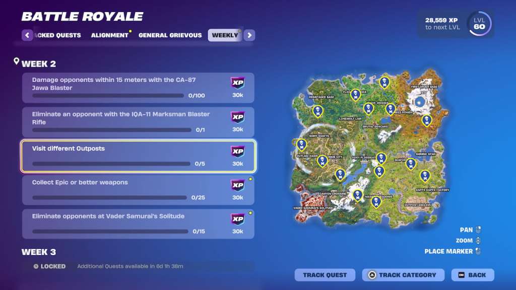 All outpost locations in Fortnite
