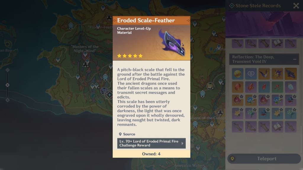 Eroded Scale-Feather weekly boss material