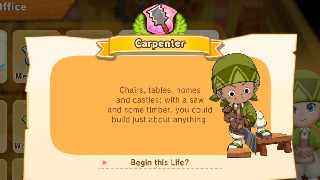 Fantasy Life i carpenter life