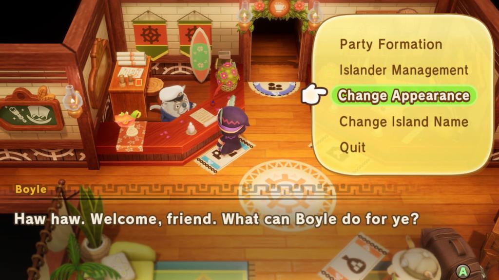 Fantasy Life i change character appearance menu option