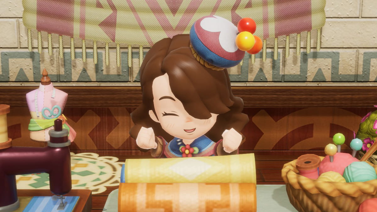 A happy character in Fantasy Life i