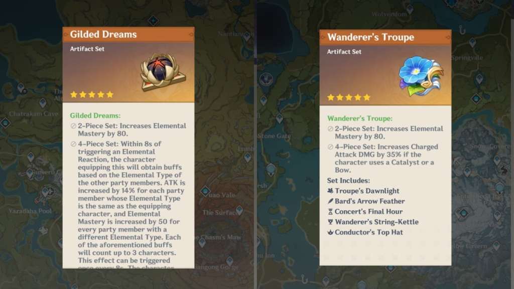 Gilded Dreams and Wanderer’s Troupe combo set for ifa