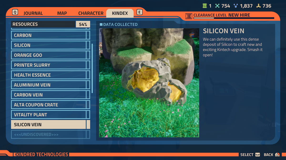 Silicon Vein description and visual