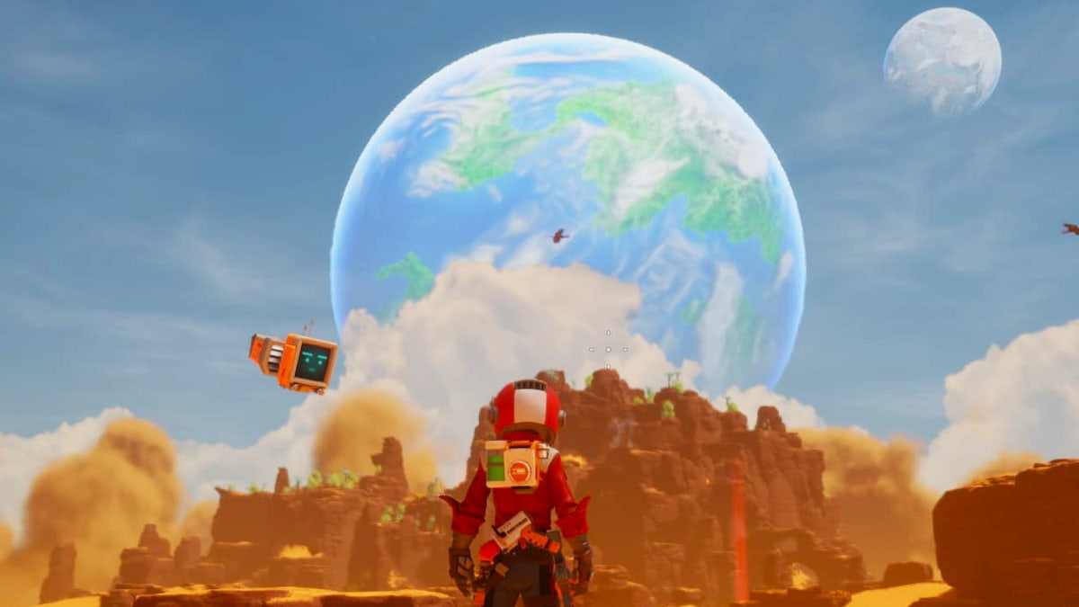 Looking at earth in Revenge of the Savage Planet